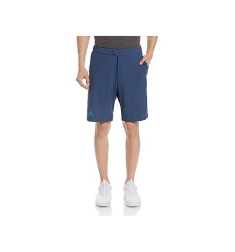 adidas Barricade BERMU Pantalón Corto, Hombre, Gris/Blanco