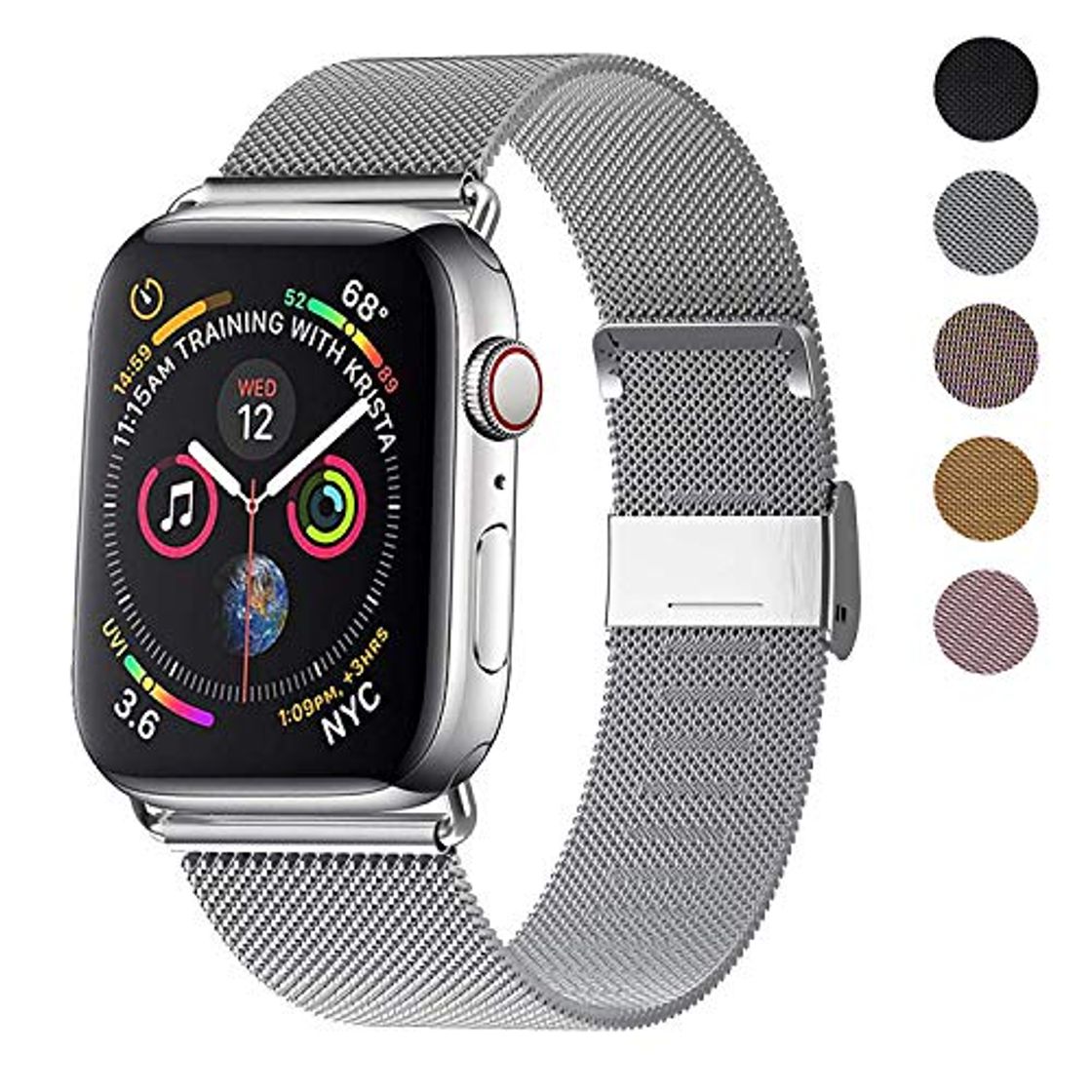 Social Waband Armband Kompatibel mit 38mm 40mm 42mm 44mm Apple Watch