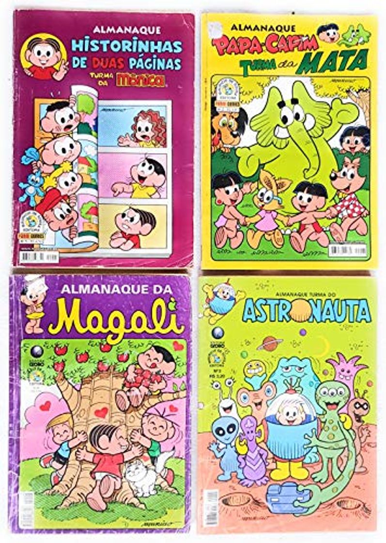 Book 4x Turma da Mônica: Almanaques: Da Magali: 49, Turma do Astronauta: 03,