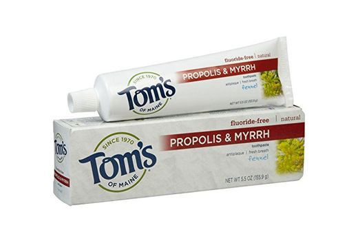 TOM'S OF MAINE - Propolis and Myrrh Toothpaste Fennel - 5.5 oz.