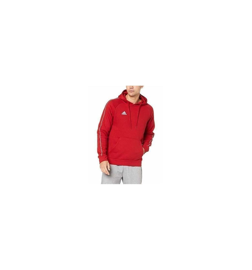 Fitness Adidas Core18 Hoody Sudadera con Capucha, Hombre, Rojo