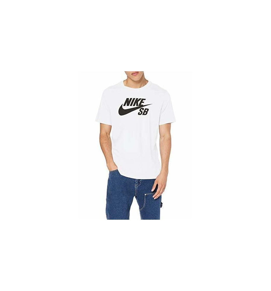 Social Nike M SB Dri-FIT Camiseta, Hombre, Blanco
