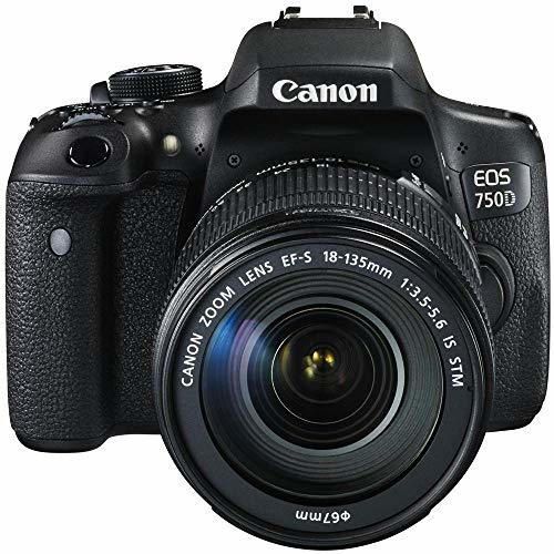 Canon EOS 750d/Rebel T6i/EOS Kiss X8i 18 - 135/3.5 - 5.6 EF-S IS STM - Cámara Digital 24