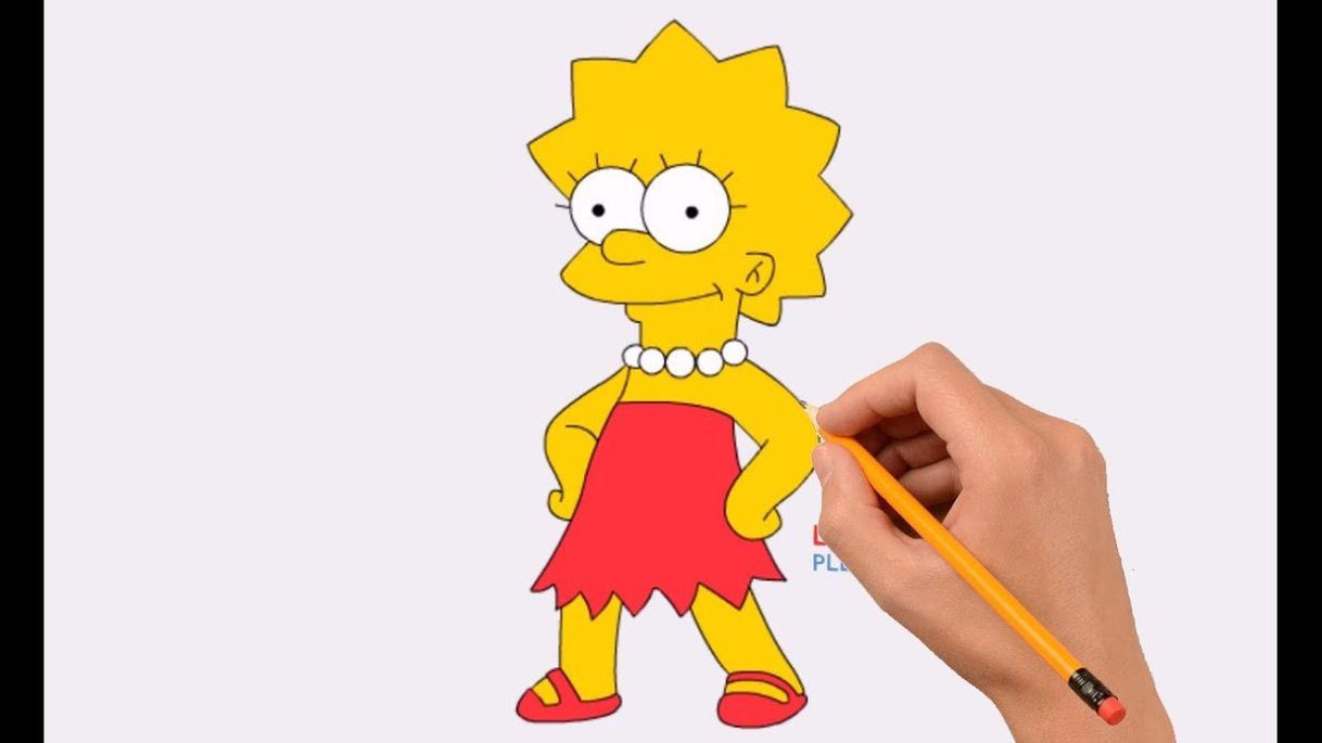 Series Draw Drawing Desenho desenhando Lisa Simpson the simpsons ...