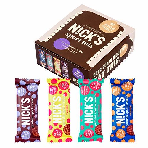 Product NICKS Sport Mix con variaciones de sabor Sport Crunch