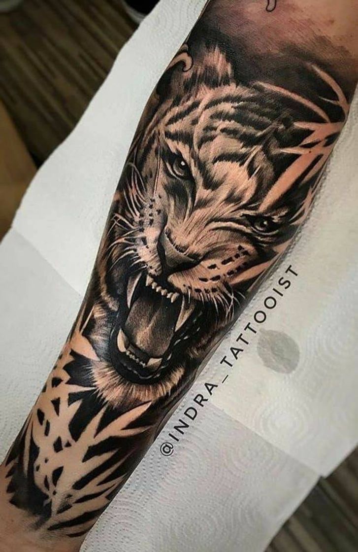 Fashion Tattoo tigre! 🐯🔥