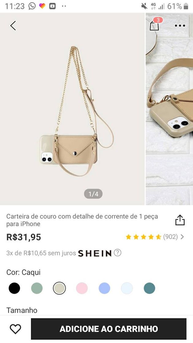 Fashion Capinha de bolsa