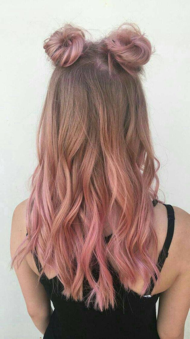 Moda Cabelo rose🌸