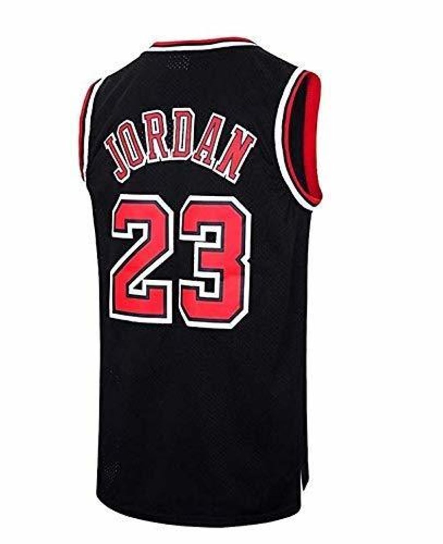 Social A-lee Men 's Jersey toros Vintage campeón de la NBA, Michael Jordan