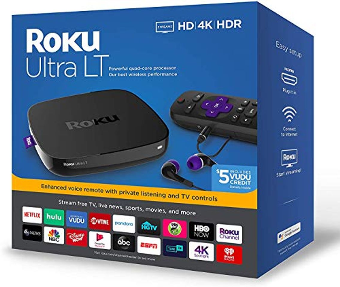 Electrónica Roku Ultra LT Streaming Media Player 2019