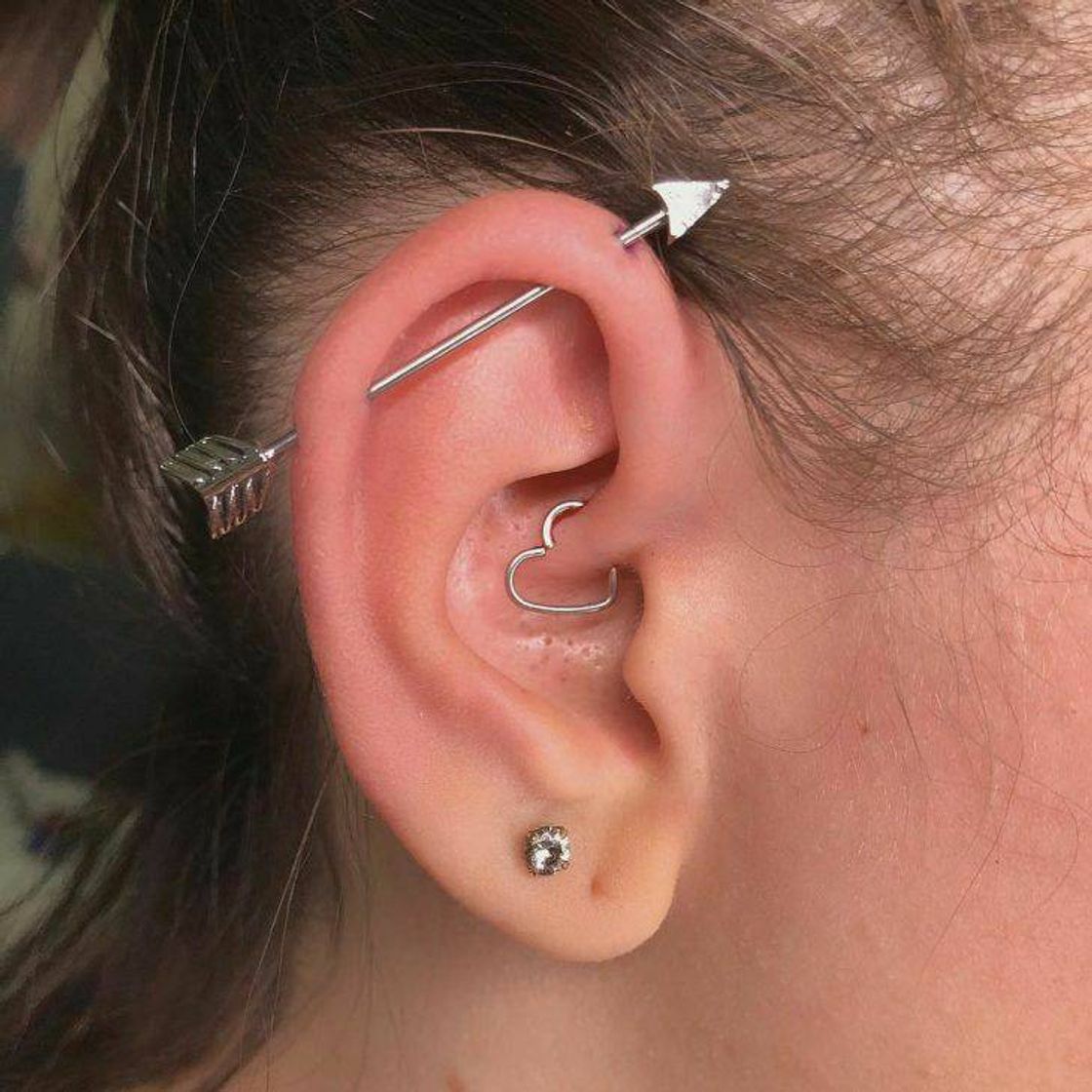 Fashion Industrial + daith piercing