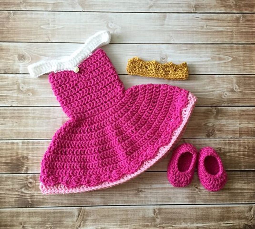 Moda Vestido de princesa com croche 