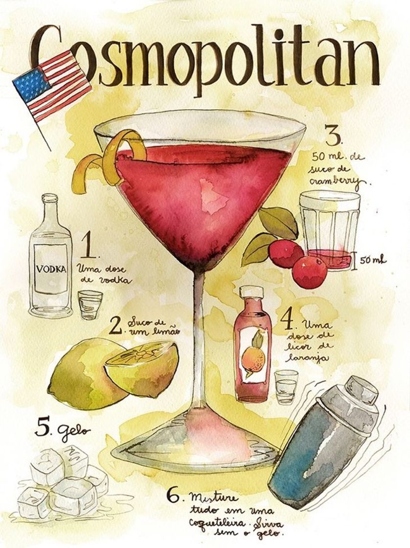 Restaurants Como fazer Cosmopolitan 