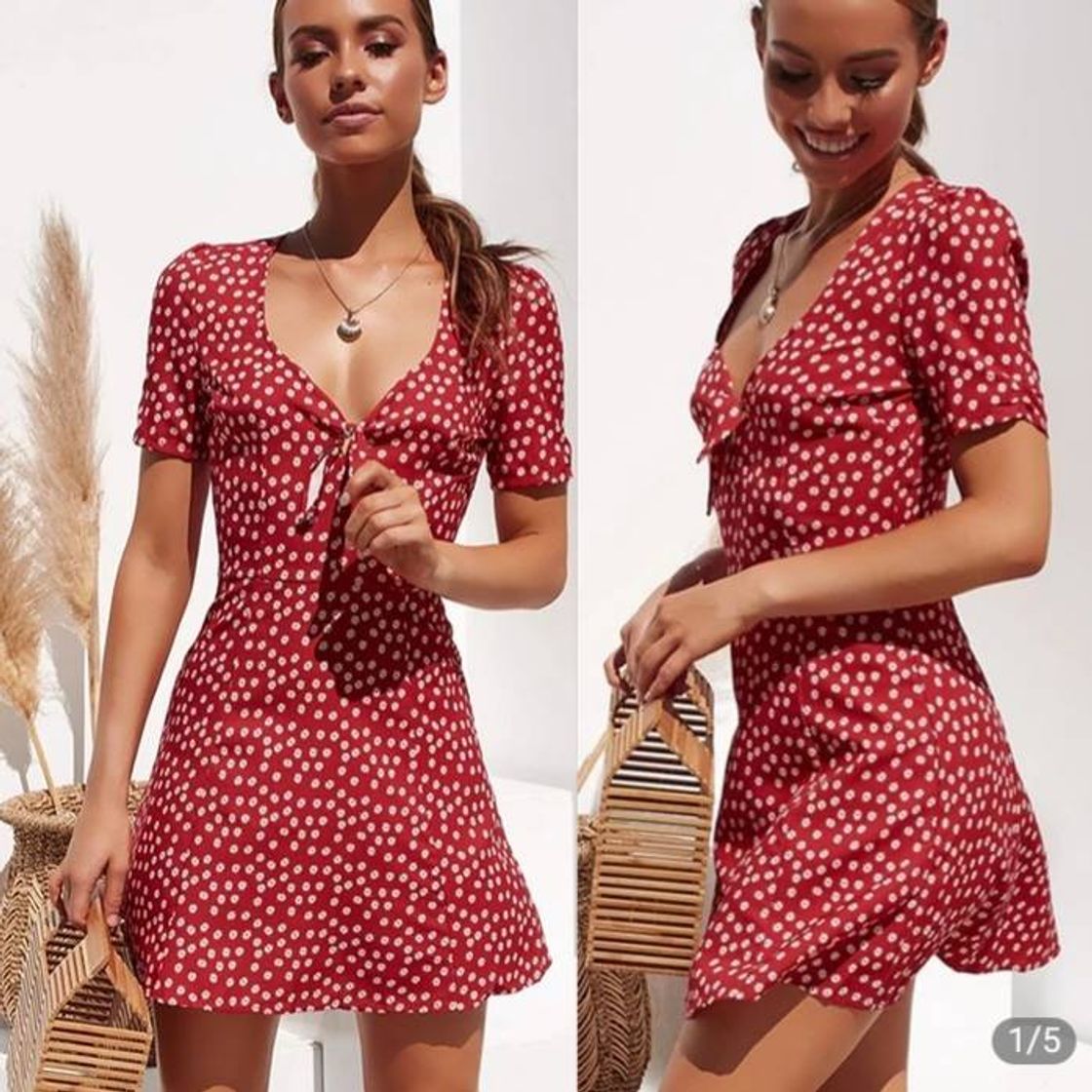 Moda Vestido vermelho aliexpress 