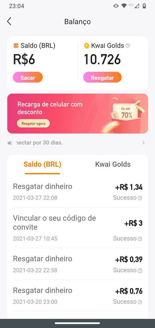 Moda Kwai venha ganha money assistindo use o código Kwai960566999