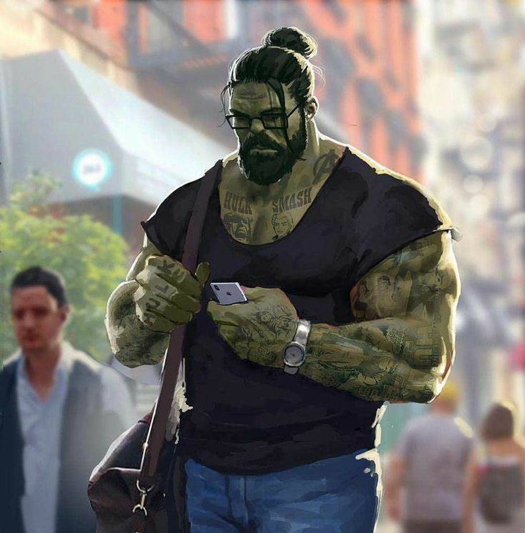 Moda Man ban hulk