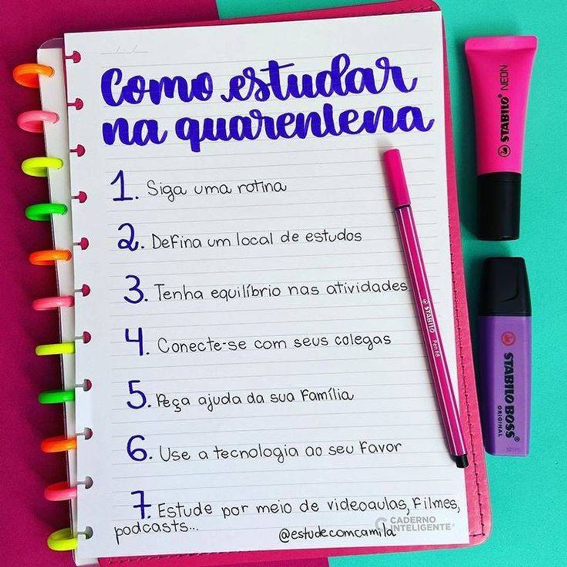 Fashion Dicas para ir bem nos estudos na quarentena 