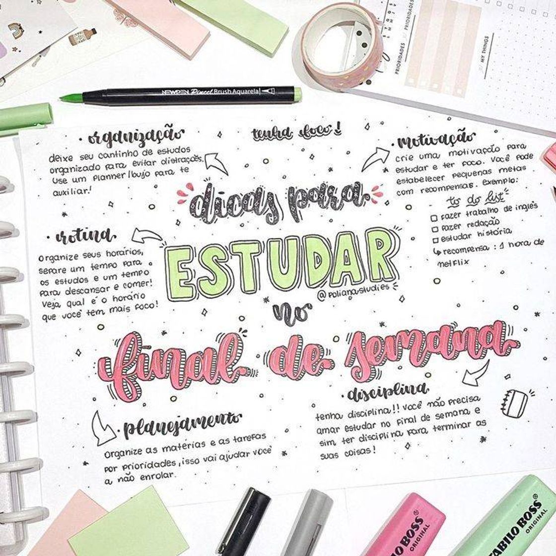 Fashion Dicas de estudo 