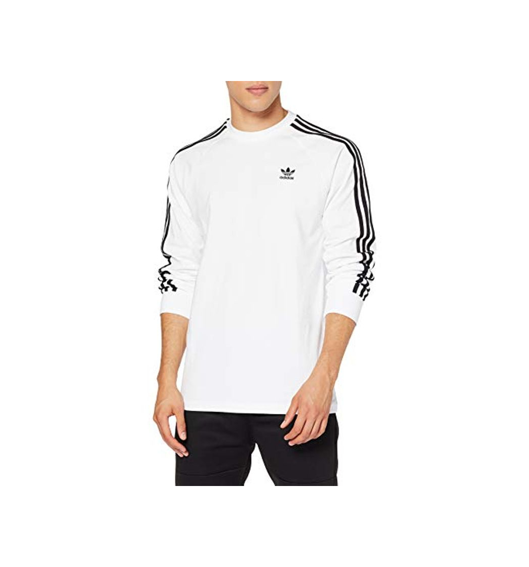 Moda adidas 3-Stripes LS T Camiseta de Manga Larga