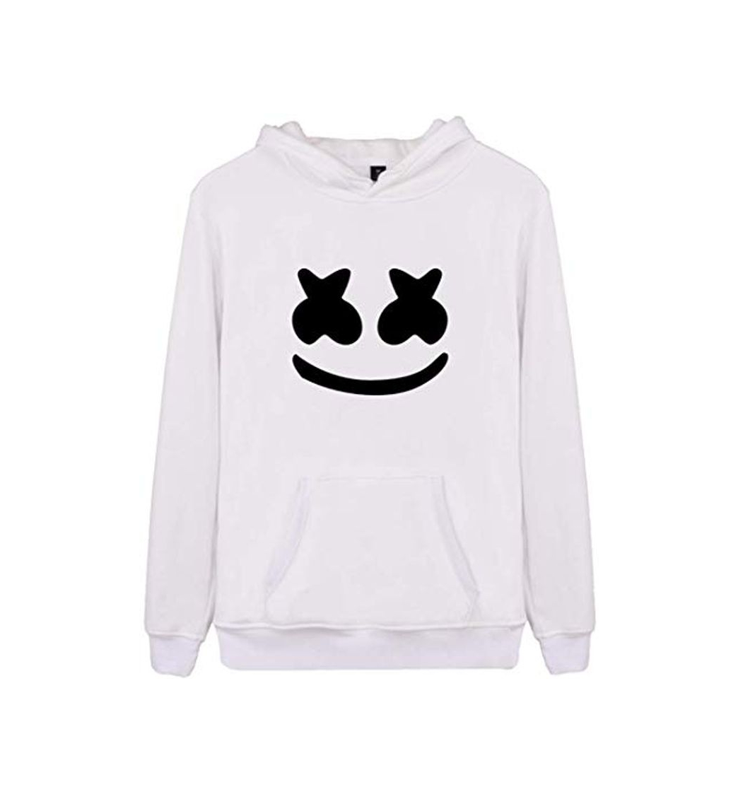 Social Silver Basic Chicos Niños Sudadera con Capucha DJ Música Electrónica Mellogang Sonrisa