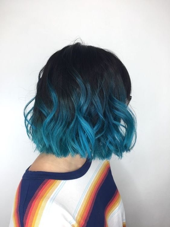 Social cabelo curto blue 