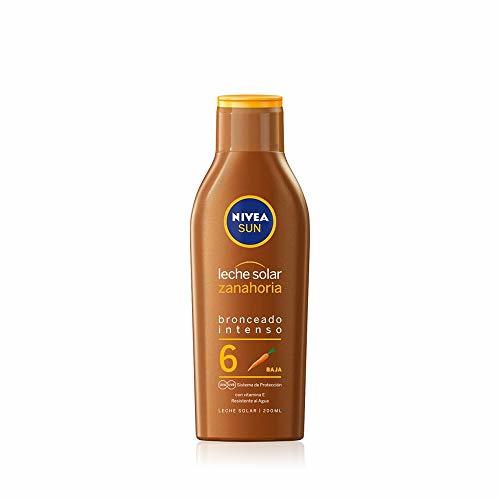 Belleza NIVEA DEEP TANNING carotene  - Loción con protección solar SPF6, 200 ml