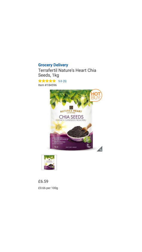 Products Chia seeds