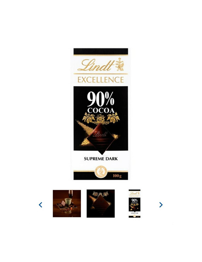 Products 90% Dark chocolate 