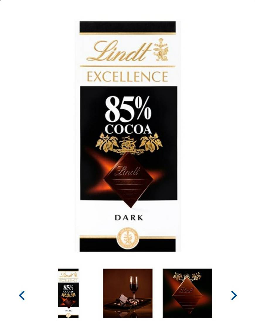 Product Lindlt dark chocolate 