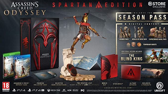 Videogames Assassin's Creed: Odyssey - Spartan Edition