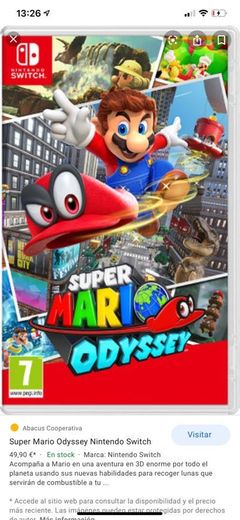 Super Mario Odyssey - Nintendo Switch: Nintendo of ... - Amazon.com