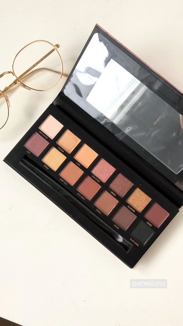 Social W7 Neutrales Romance Enamorado 14 Color Ojos Paleta Sombra Tonos Melocotón