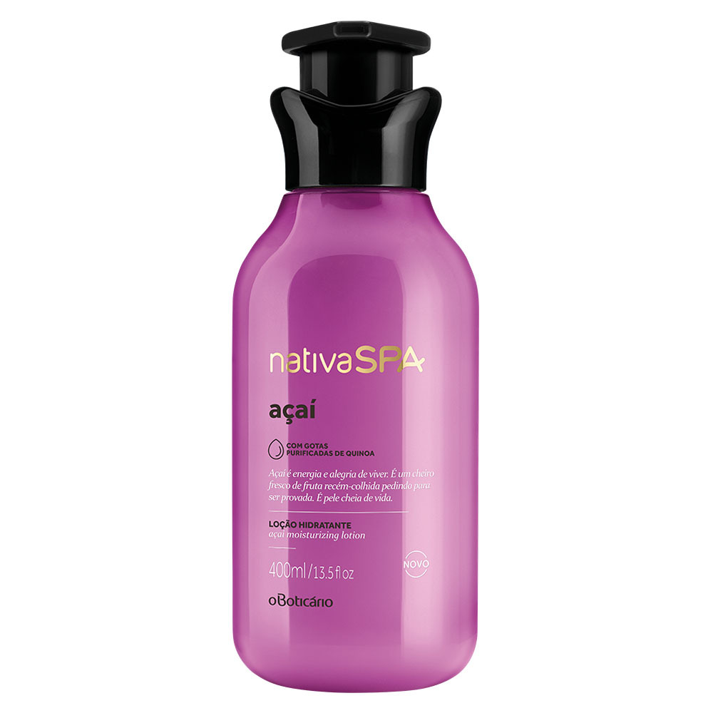 Fashion Nativa SPA Loção Hidratante Açaí 400ml - O Boticário