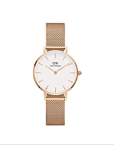 Moda Daniel Wellington Reloj Analógico para Mujer de Cuarzo con Correa en Acero