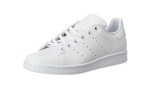 adidas Stan Smith J, Zapatillas de Deporte Unisex Niños, Blanco