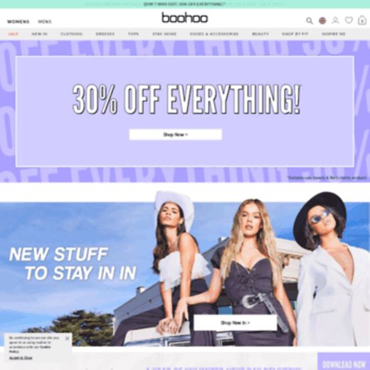boohoo | Womens & Mens Clothes | Shop Online Fashion