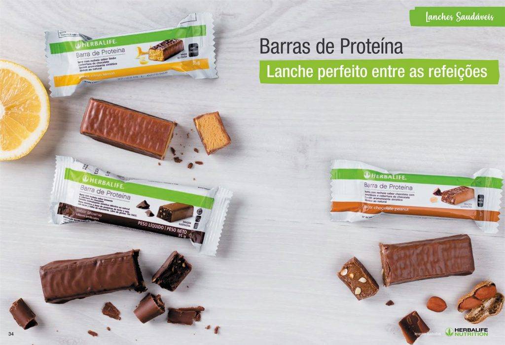 Moda Herbalife Barras Proteína