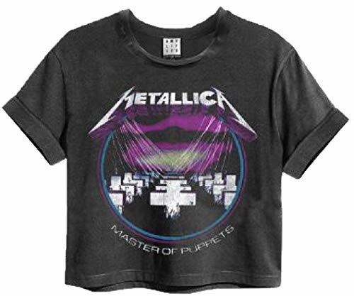 Products Amplified Metallica Master of Puppets Womens Cropped T-Shirt