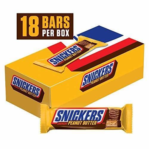SNICKERS Peanut Butter Squared Singles Size Chocolate Candy Bars 1.78-Ounce Bar 18-Count
