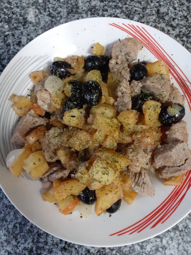 Social Carne de porco a portuguesa 
