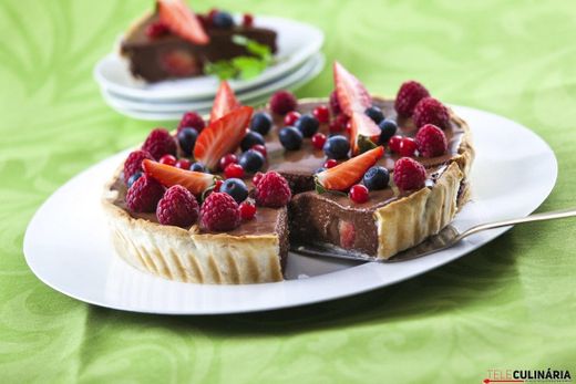 Tarte de frutos vermelhos