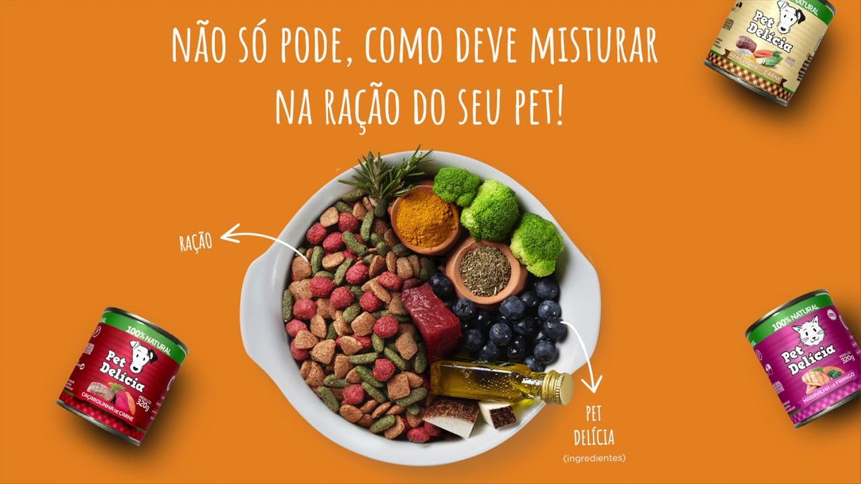 Producto Ração Úmida Pet Delícia Natural Panelinha de Carne