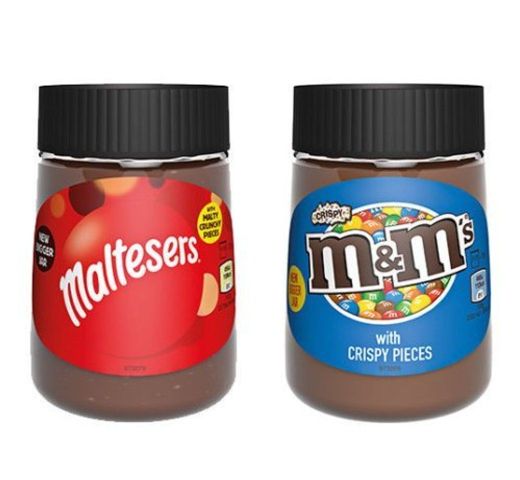 Crema para untar con sabor a avellana y chocolate de M&M con