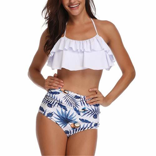 Product Conjunto de Bikini de Volantes Retro para Mujer Traje de baño de