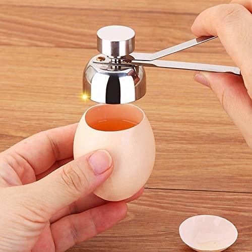 Lugar housesweet Egg Topper Eggshell Cutter Acero inoxidable Egg Cracker Abridor de remover