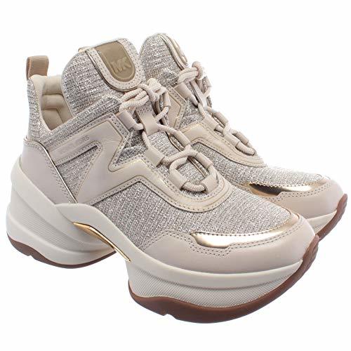 Product Sneakers Mujeres MICHAEL KORS 43R0OLFS5D Olympia Cuero Tejido Beige