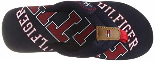 Social Tommy Hilfiger Essential TH Beach Sandal, Chanclas para Hombre, Azul