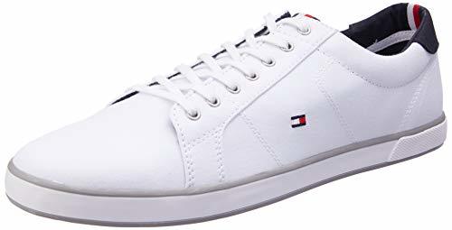 Social Tommy Hilfiger H2285arlow 1d, Zapatillas para Hombre, Blanco