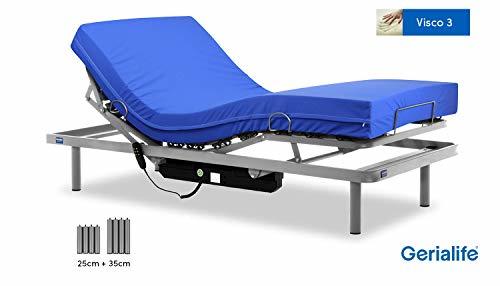 Producto Gerialife® Pack Cama articulada con colchón Sanitario viscoelástico Impermeable