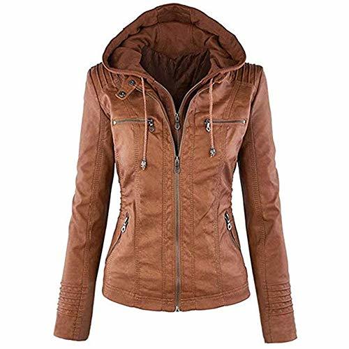 Product Newbestyle Mujer Cazadoras Polipiel Chaqueta Mujeres